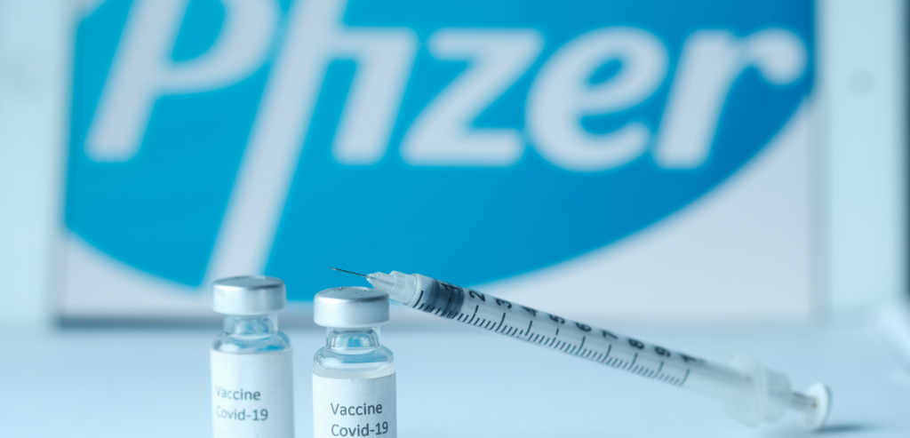 Pfizer Vaccine for COVID -19 administered in GP clinic in Mornington